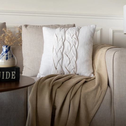 Bethany Braided Cotton Cushion