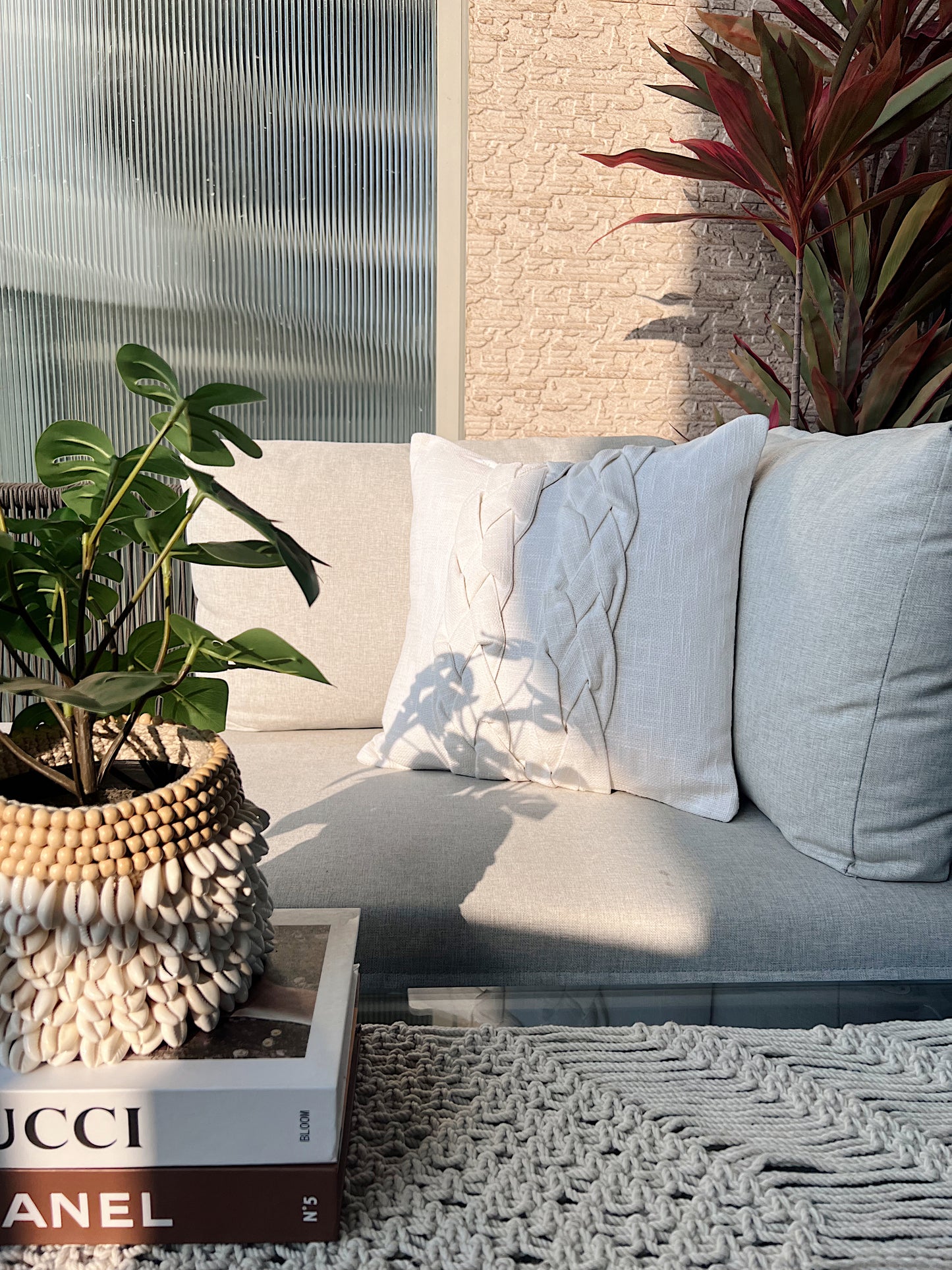 Bethany Braided Cotton Cushion