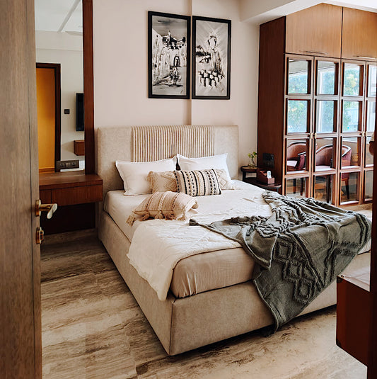 Diamond Tufted Throw