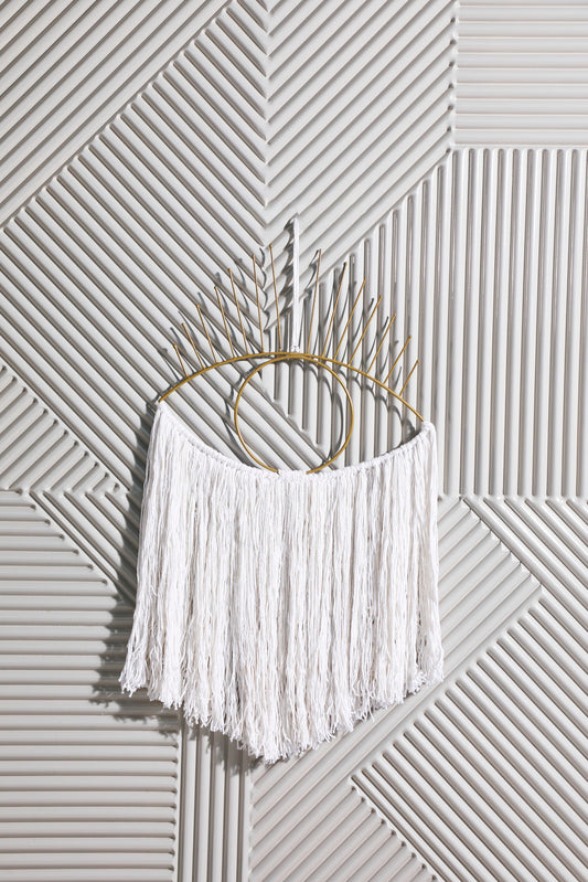 Evil Eye Macrame Wall Hanger