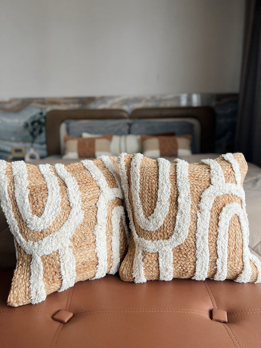 Island Jute Tufted Cushion