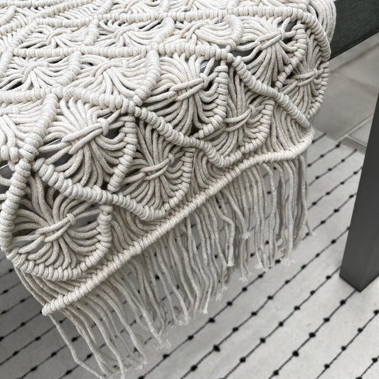 Jonah Macrame Table Runner