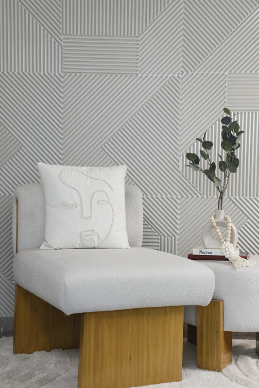 Marlo Abstract Face Cushion