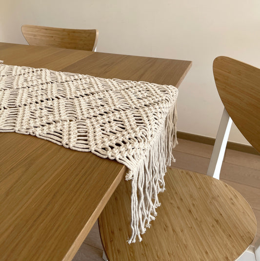 Mizo Macrame Table Runner