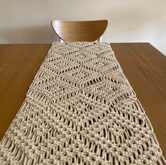 Mizo Macrame Table Runner