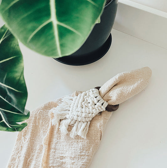 Boho Macrame Napkin Holder