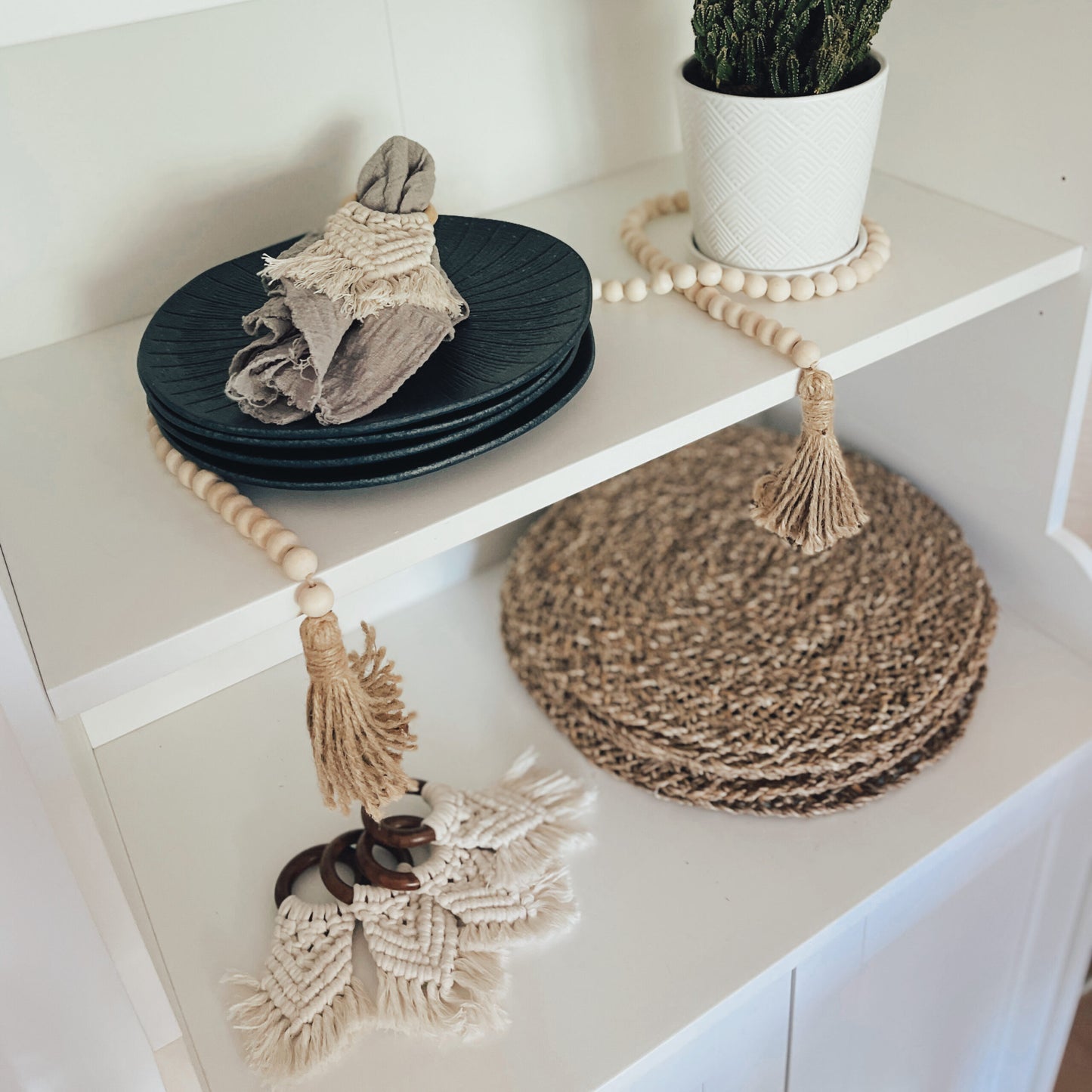 Boho Macrame Napkin Holder