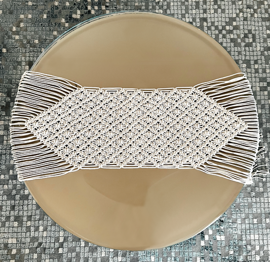 Nola Macrame Table Runner
