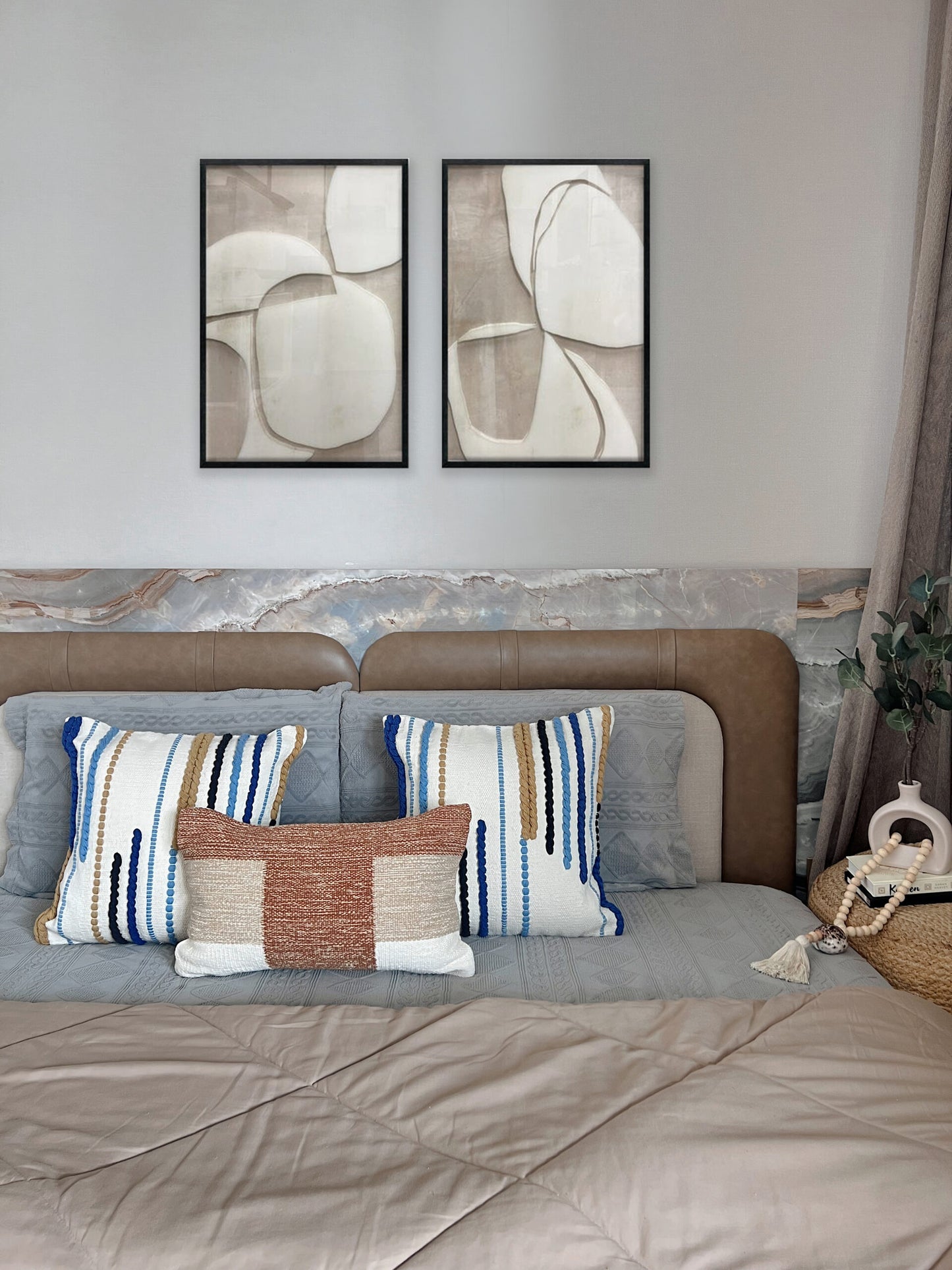 Barney Striped Cushion