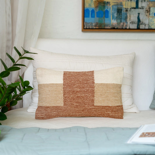 Peachy Sunrise Lumbar Cushion