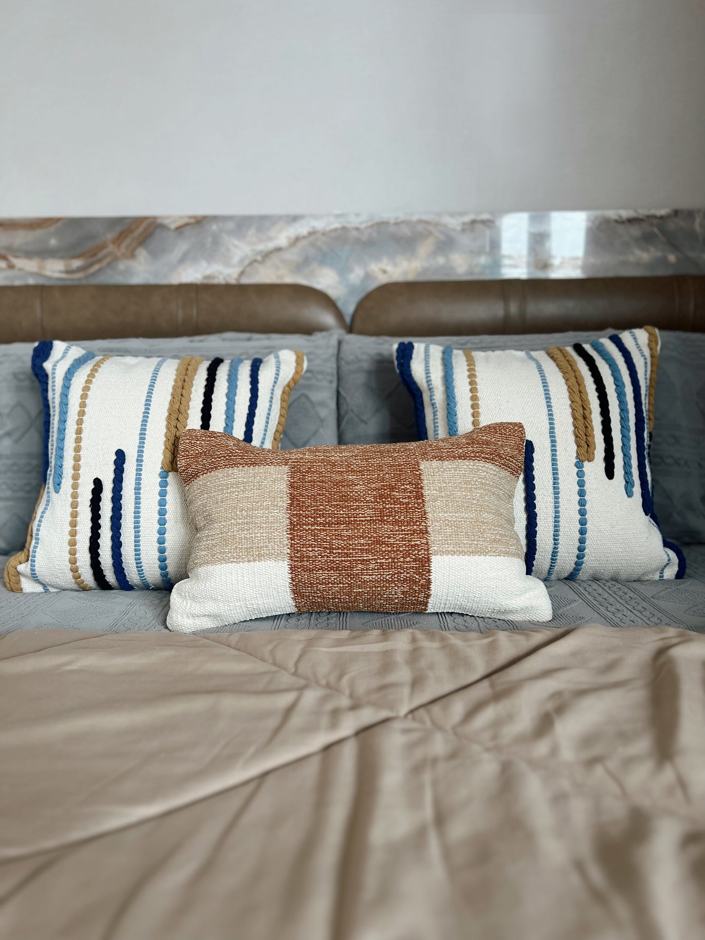Peachy Sunrise Lumbar Cushion