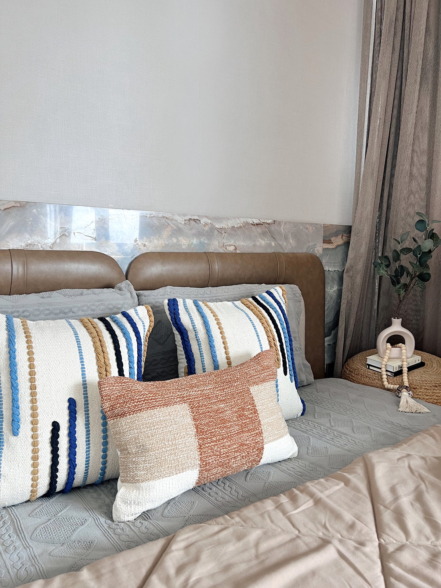 Peachy Sunrise Lumbar Cushion