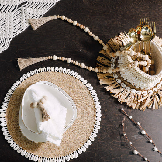 Seagrass Shell Round Placemat