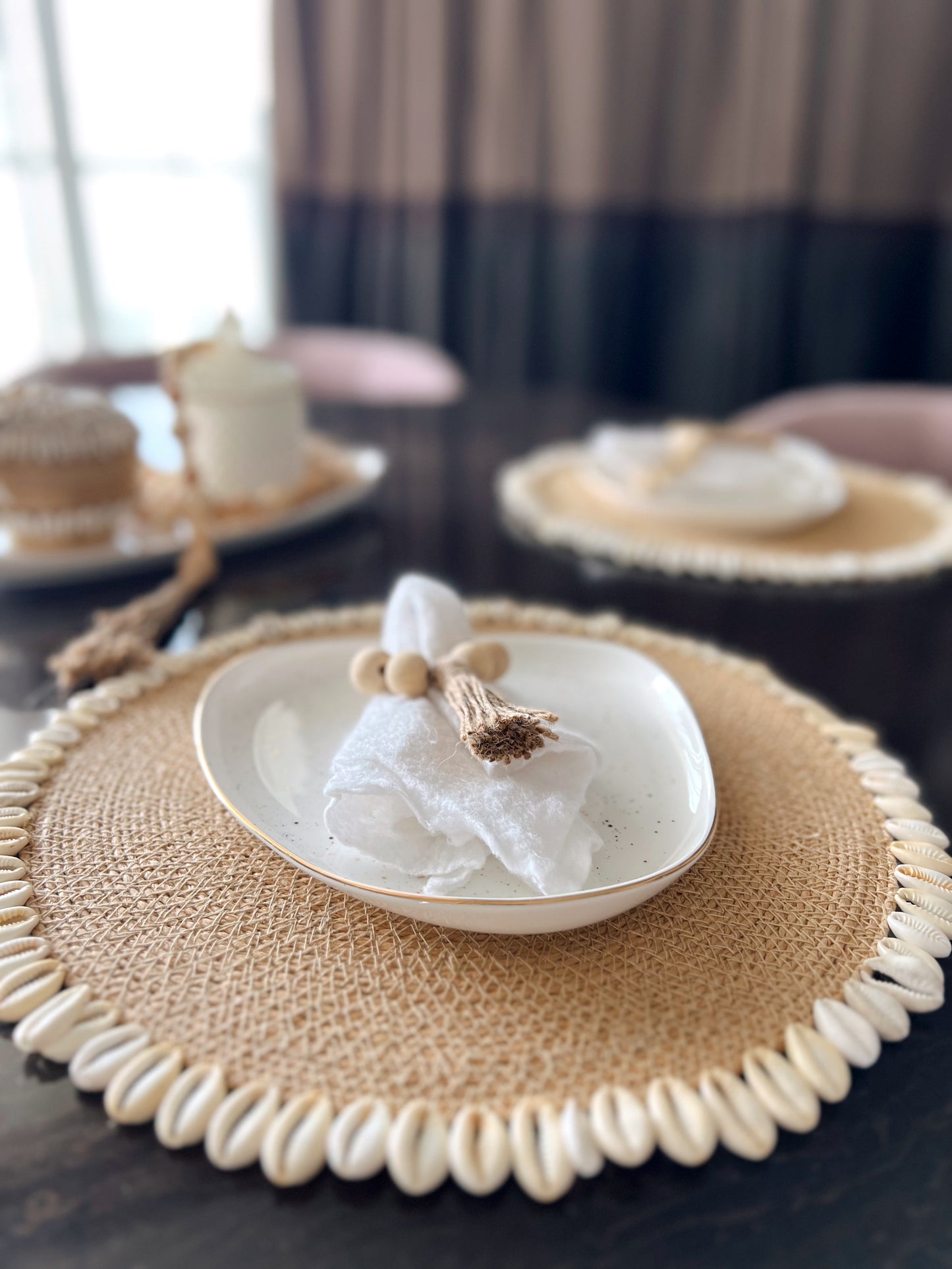 Seagrass Shell Round Placemat