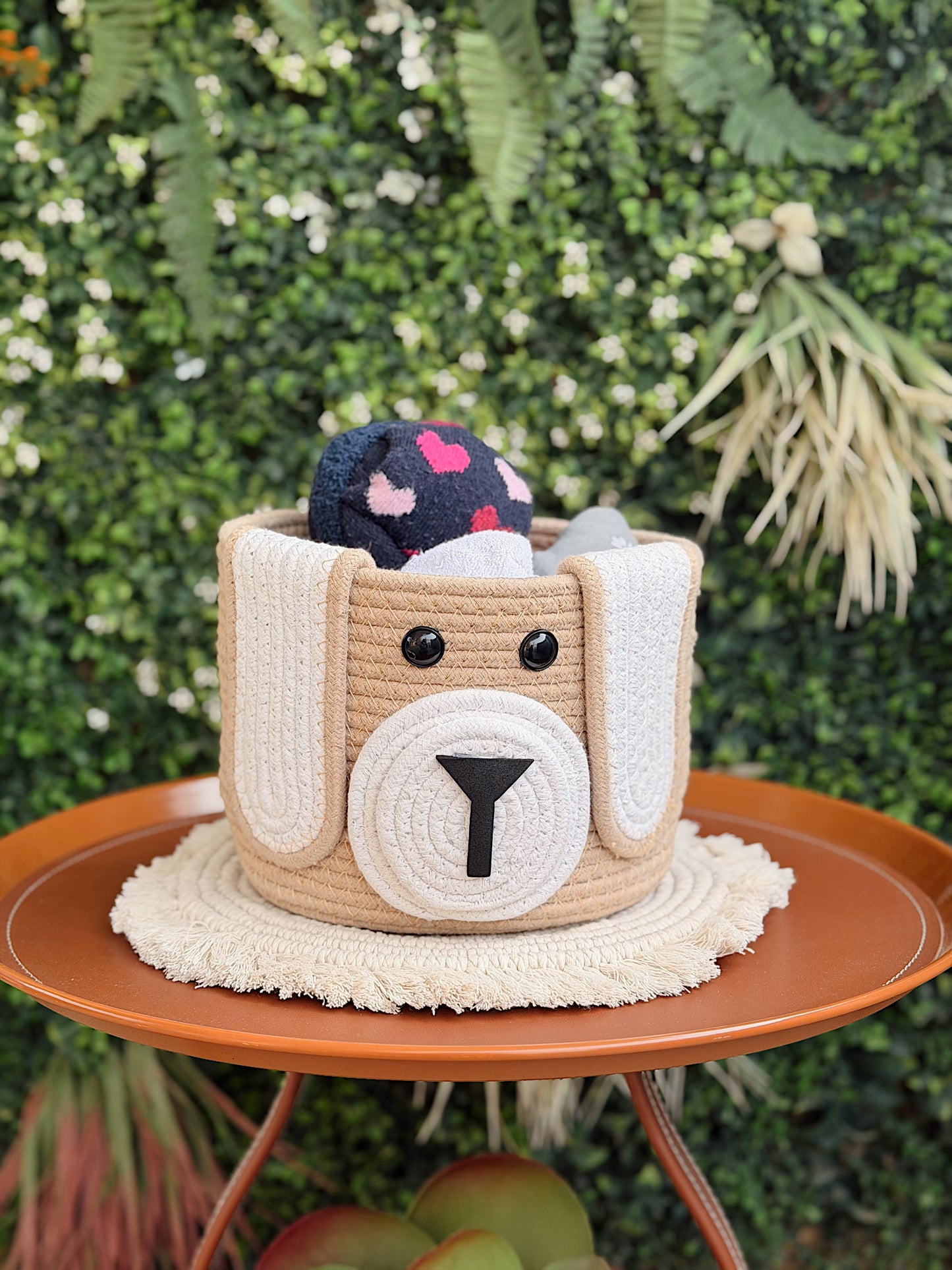 Puppy Crochet Basket