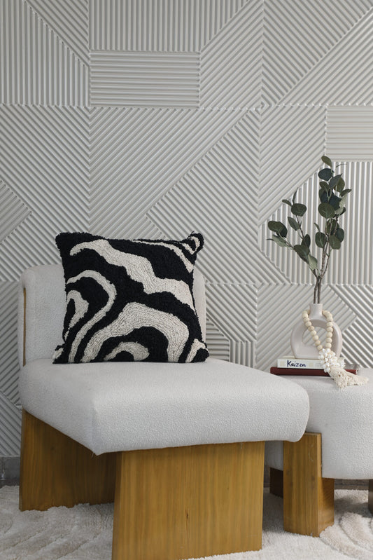 Tillie Abstract Loom Cushion