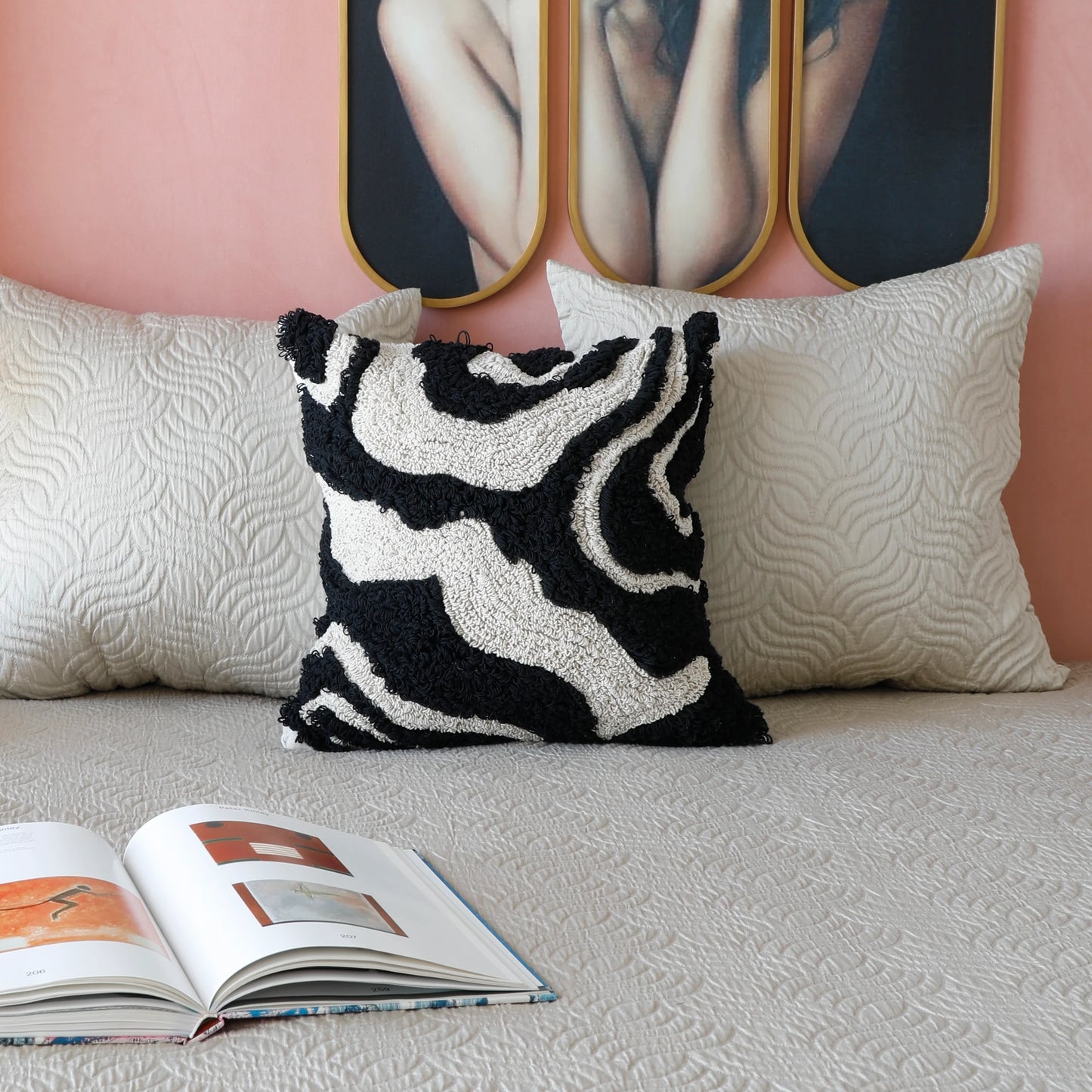 Tillie Abstract Loom Cushion