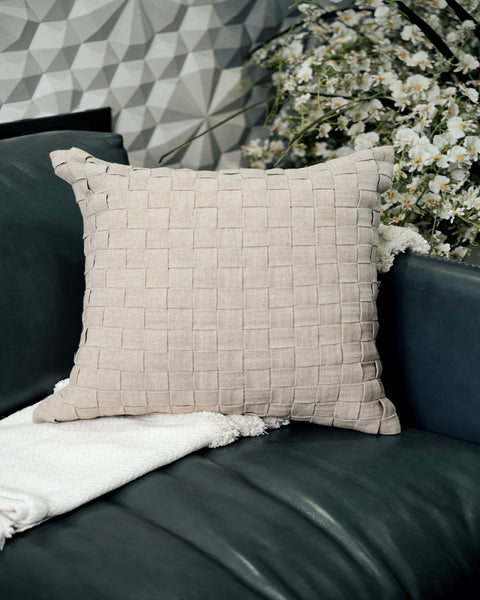 Bianca Cotton Knotted Cushion