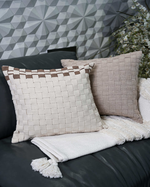 Bianca Cotton Knotted Cushion