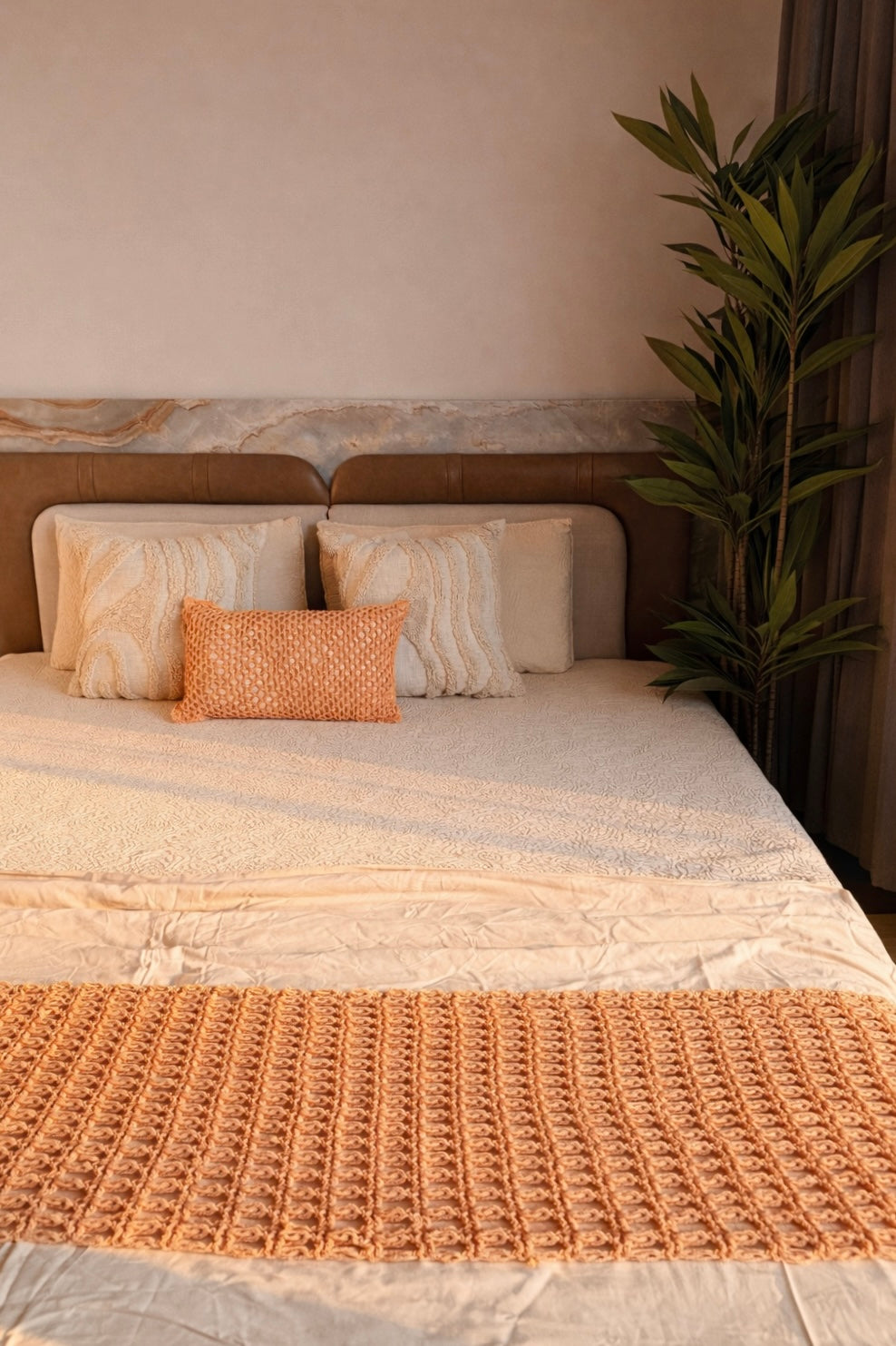 Isla Crochet  Bed Runner