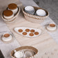 Seagrass Oval Shell Basket Set of 3