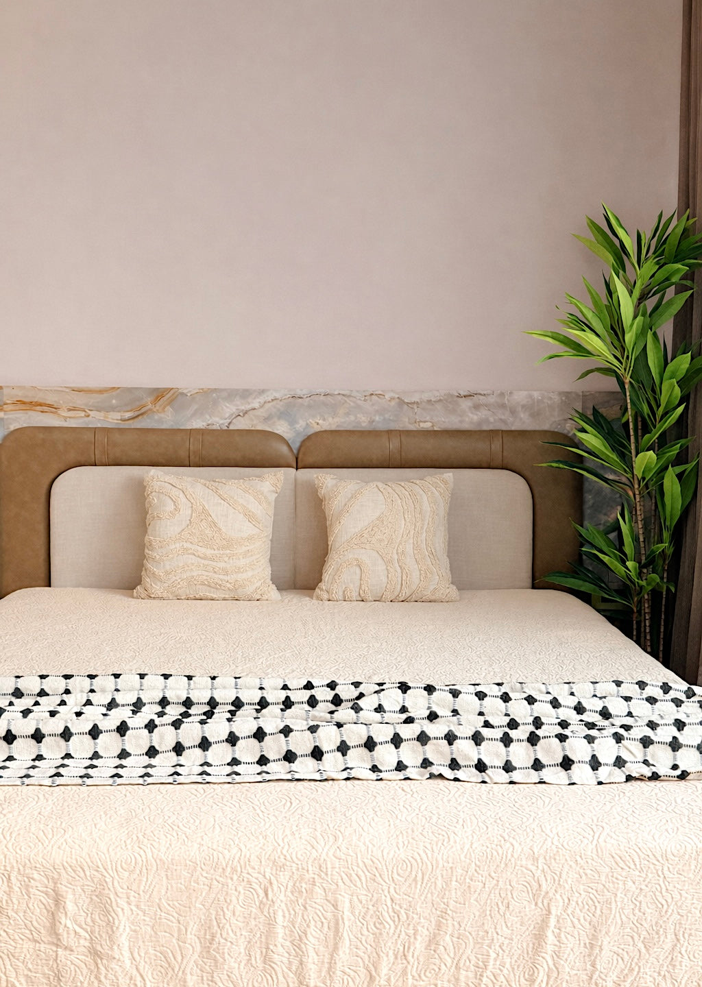 Sebastian Monochrome Throw Blanket